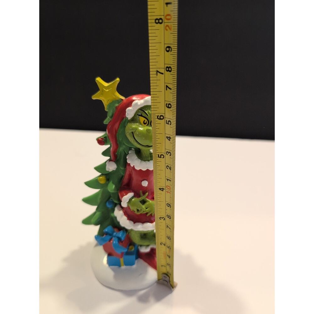 The Grinch With Christmas Tree RUZ Figurine 2022 Dr Seuss - Picture 6 of 6